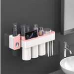 Magnetic Adsorption Toothbrush Holder (2/3/4 cups)
