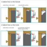 Safety Baby Magnetic Cabinet Locks - No Tools Needed (8 Locks + 2 Keys)